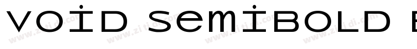 Void Semibold Bold字体转换